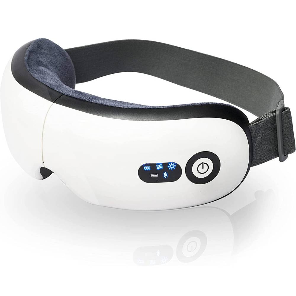 Control screen on the side of the eye massager mask