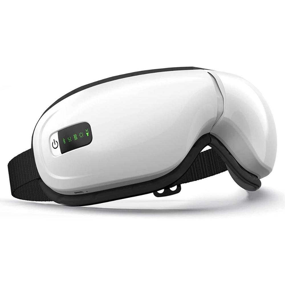 Eye massager mask folded flat for storage